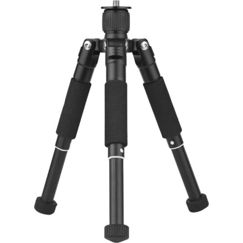 Aluminum Alloy Mini Tripod 3-position Adjustment Telescopic Bracket 3/8 Inch Screw for DSLR ILDC Phone Action Camera