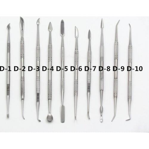 New 10PCS/SET Stainless Steel Sculpey Polymer Clay Plastocene DIY Sculpture Sculpt Carve Carving Knife Tool