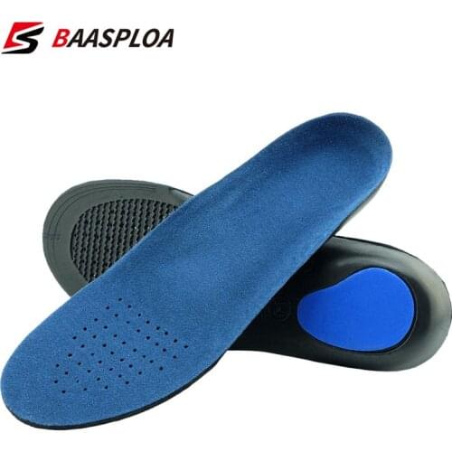 Baasploa Flat Foot Orthopedic Insoles For Shoes Soles Inserts Arch Support Corrector Men Women Shoe Pad Eva Sports Insoles
