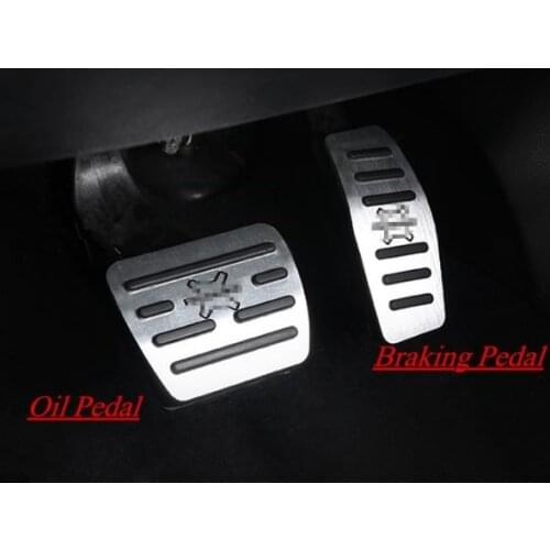 JEEP Renegade Gas Brake Pedal AT Auto Brake Fuel Accelerator Pedal Car Decoration Cover Plate For Jeep Renegade 2016-2021