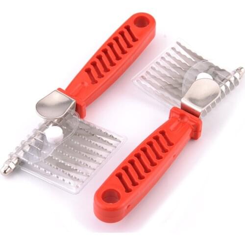 Benepaw Professional Dog Comb Rake 2 In 1 Safe Double-Sided Comfortable Handle Pet Grooming Brush For Mats Tangles Removing