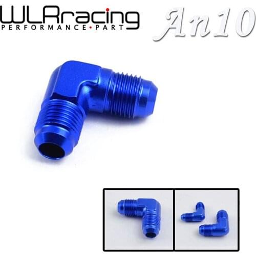 WLR RACING - Flare Union 90 Degree AN10-10AN ALL Male Adaptor/Fitting Oil Fuel Fitting Hose End WLR-SL821-10-011