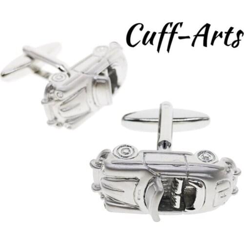 Cuffarts Cufflinks For Mens Taxi 2018 Tie Clip Cuff Links Men Jewelry Cufflink Gemelos Para Hombre Camisa C10040