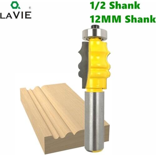 1PC 1/2 Inch or 12mm Shank Picture Frame Molding Router Bit Woodwork Milling Cutter for Wood Line Bit Tungsten Carbide Tool