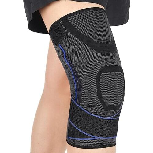 1PCS Fitness Running Cycling Knee Support Braces Elastic Nylon Sport Compression Knee Pad Sleeve For Basketball Volleyball Pads