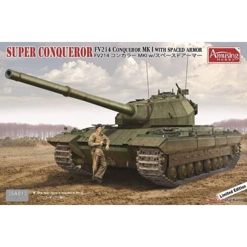 Amusing Hobby 1/35 35A013 British Heavy Tank FV214 Conqueror MK.I w/Spaced Armor