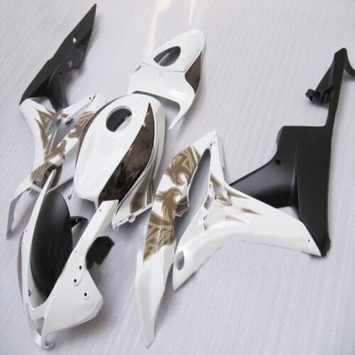 Black white customize Injection molding for CBR 600 RR 2007 2008 cbr600rr 07 08 OEM factory fairing