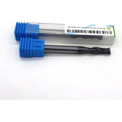 Router bit 6*6*75 with 2 flutes HRC 45 square flatted mill cutter tungsten carbide end mills CNC machine milling tools