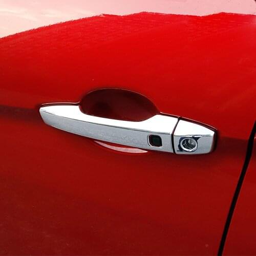 Chromium Styling For Mitsubishi Eclipse Cross 2017 2018 2019 2020 LHD Chrome Exterior Door Handle Cover Moulding Trim