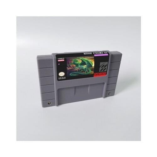 EMERALD DRAGON - RPG Game Card US Version English Language Battery Save