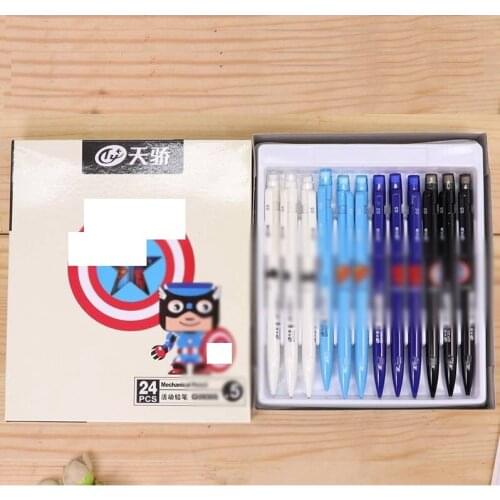 4Pcs Cartoons Mechanical Pencil 0.5mm/0.7mm Pencils Pen For Writing Kids Girls School Office Supplies Stationery Pencils Pen