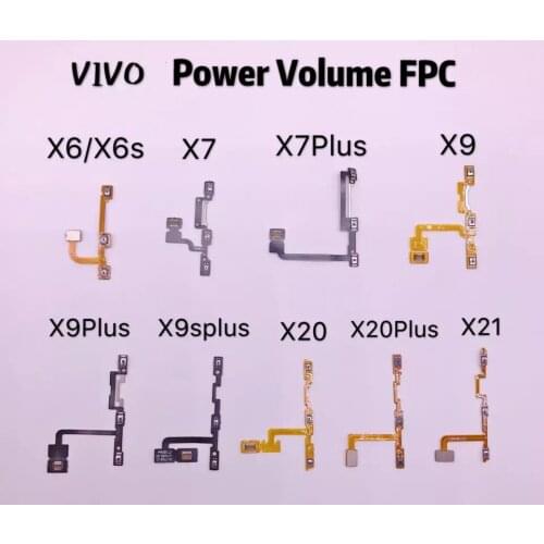 VIVO X6 X6s X7PLUS X9S X9Plus X9Splus X20 X21 X6Plus X9i X21i X23 OPPO Power Volume Button FPC FFC PCB Board Connector Home Menu