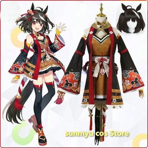Uma Musume Pretty Derby Kitasan Black Kitasan Burakku Cosplay Costume Custom Size Halloween