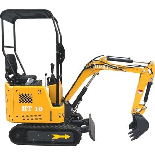 Chinese HT10 Mini Digger Machine Mini Excavators 1 Ton For Sale