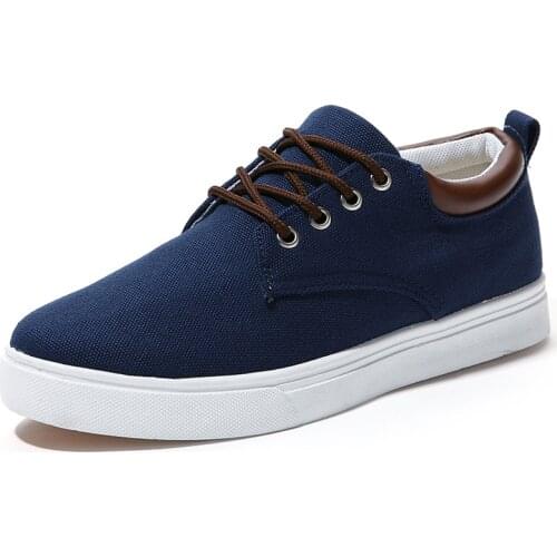Men Spring Casual Canvas Shoes Fashion Height Increase Sport Men Shoes Flats Cheap Comfortable Zapatillas Sapatos Masculinos 886