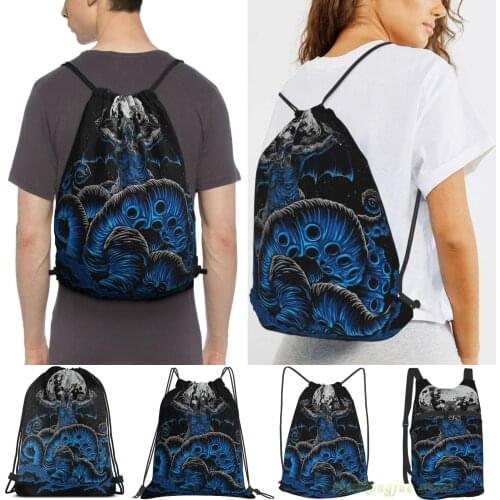Men Sackpack Strap Bags Nyarlathotep(2) Women Purpose Drawstring Backpacks Outdoor Travel Backpacks For Gym Training Fitness Bag