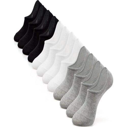 Unisex 12 Pairs Cotton Invisible Sneakers Socks Colorful Cotton Summer Booties Socks 10 Pcs women breathable sports socks solid