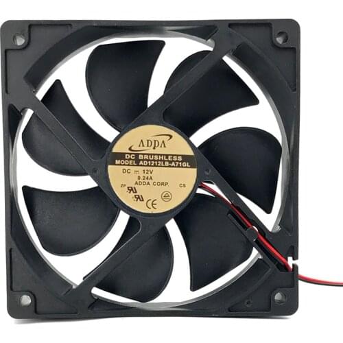 12CM12 cm chassis power supply silent fan 12v 0.24A AD1212LB-A71GL