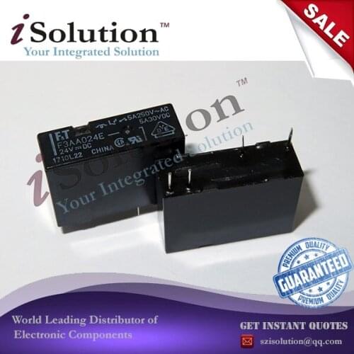 Original Power Relay F3AA024E F3AA005E F3AA012E 5A 5VDC 12VDC 24VCDC