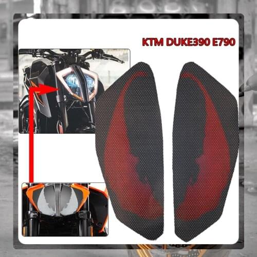 For790 DUKE 390 DUKE DUKE790 DUKE390 2017 2018 2019 Motorcycle 3D Front Fairing Headlight Sticker Guard Sticker