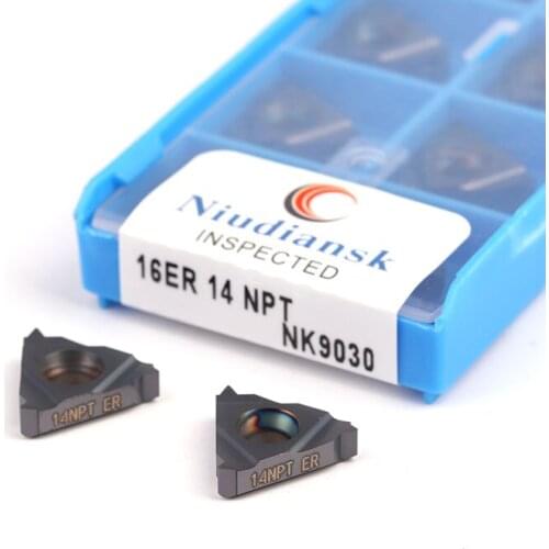 16ER 8NPT NK9030 16IR 11.5NPT 14NPT 18NPT CNC Lathe Turning Tools Carbide Cutting Inserts Black Thread Coating Machining Blade
