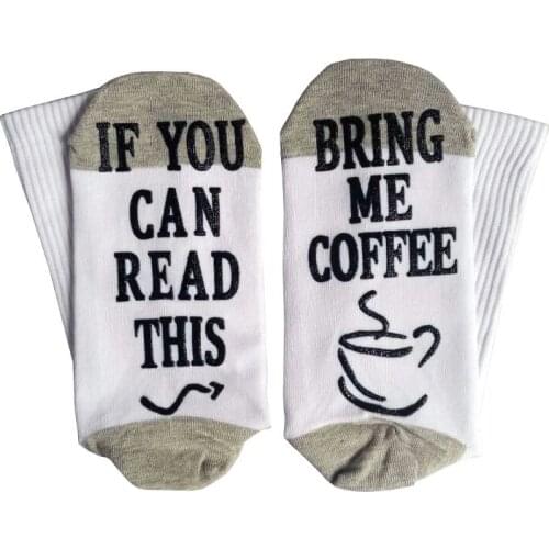 Happy Sports Socks For Women Men Winter Autumn Funny Letter Print Short Ankle Cotton Warm Valentine Socks