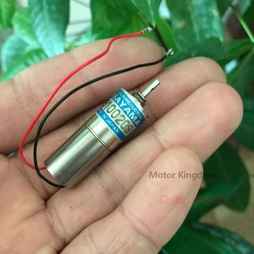 Japan SAYAMA 18100209 DC 3V-12V Mini 12mm Gear Motor Speed Reduction Gear Motor DIY Robot
