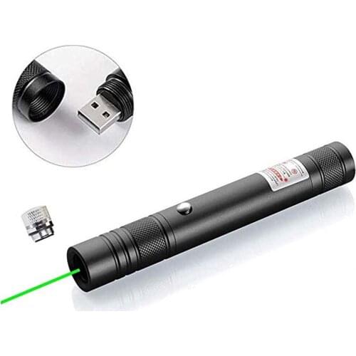 Green Laser Pointer High Power Built-in Battery Laser Sight 1000m 5mw Adjustable Focus Lazer Laser Pen Pointer USB Rechargeable