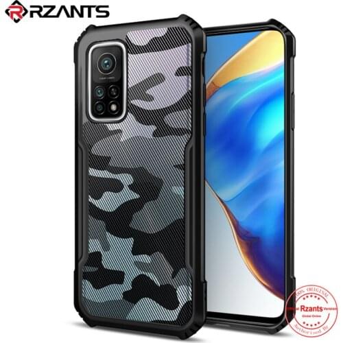 Rzants For Xiaomi Mi 10T / 10T Pro Case Hard [Camouflage Beetle] Hybrid Shockproof Slim Crystal Clear Cover