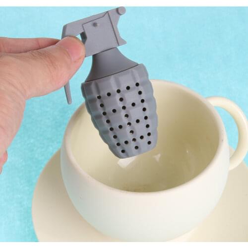Grenade Silicone Tea Infuser Tea Diffuser Herbal Spice Filter Coffee Tea Strainer Reusable Teaware Teapot Kitchen Accessories