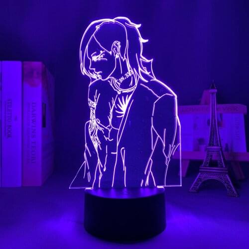 Uta Tokyo Ghoul 3d Lamp Anime for Bedroom Decor Nightlight Cool Birthday Gift Led Night Light Uta Tokyo Ghoul