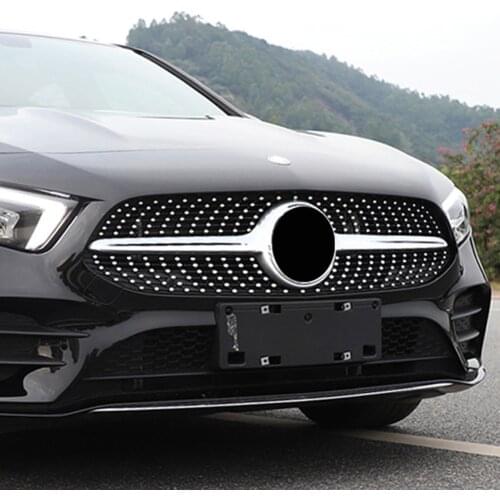 For Mercedes Benz A CLA Class W177 V177 C118 W118 2019-2021 Car Air Intake Grille Decoration Sequin Starry Sky Net Trim Sequins