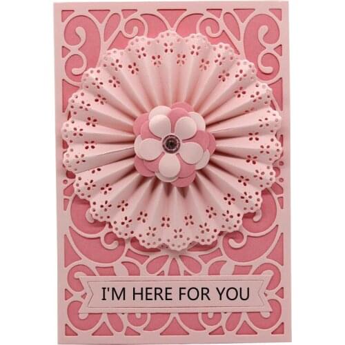 Paper Rosettes Metal Cutting Dies for DIY Scrapbooking/Card Making/Kids Fun Decoration Supplies