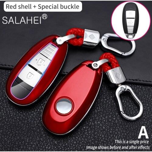 ABS Car Remote Key Case Cover Protection For Suzuki Vitara Swift Ignis Kizashi SX4 Baleno Ertiga Samurai S-Cross Car Accessories