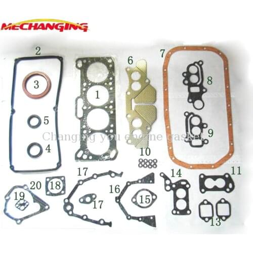 FOR MITSUBISHI COLT II PROTO SAGA 1.3L 4G13 G13B Engine Parts Full Set Automotive Spare Parts Engine Gasket MD997112