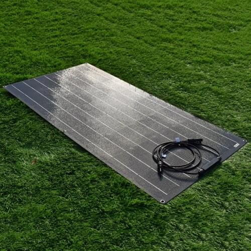 ETFT flexible solar panel 100w 32pcs solarcell 125mm*125mm charge for 18v 12v battery