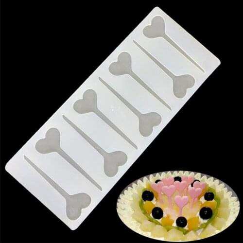 Cake Decorating Tools DIY 3D Heart Shape Silicone Mold Cupcake Fondant Mold Chocolate Mould Decor Muffin Pan Baking Stencil