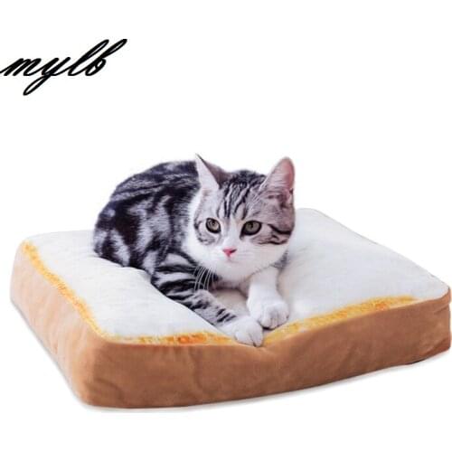 Mylb Pet Mat For Dog Cat Kennel Teddy Four Seasons Pets Bed Soft Durable Soft Toast Bread Blanket Mats