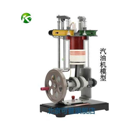 Gasoline engine model Horizontal bar four-stroke Internal combustion engine working principle