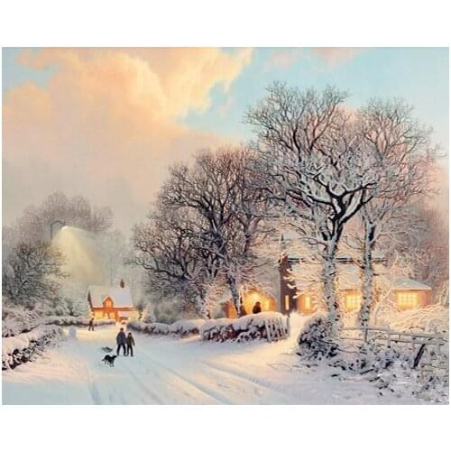 A16080 11CT/14CT/18CT/25CT/28CT tree patterns Counted Cross Stitch DIY Cross Stitch Kits Embroidery Needlework Sets