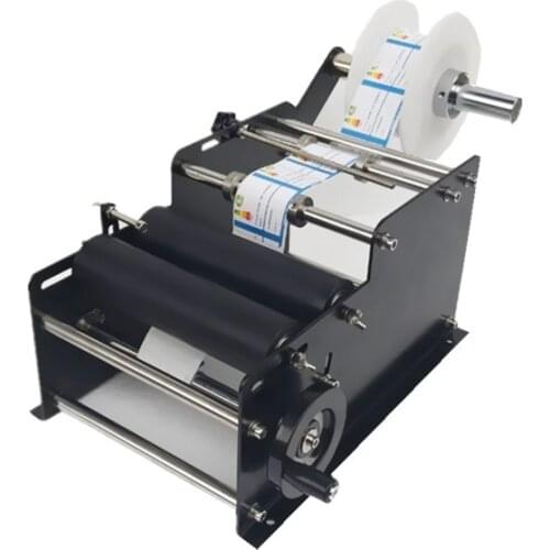 New style manual round bottle labeling machine adhesive sticker