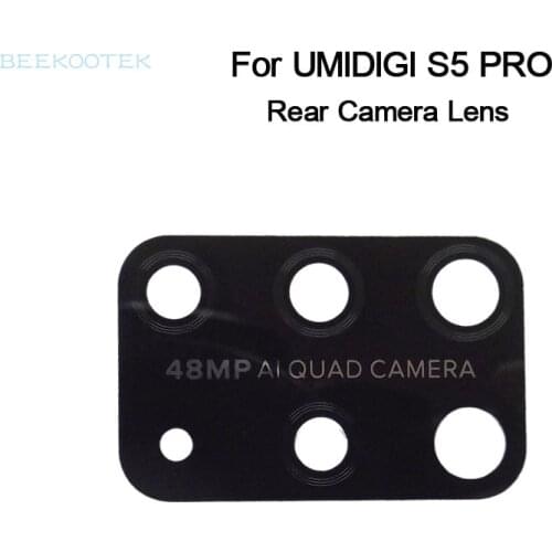 New Original UMIDIGI S5 Pro Phone Rear Back Camera Lens Glass Cover Parts For UMIDIGI S5 Pro Smartphone