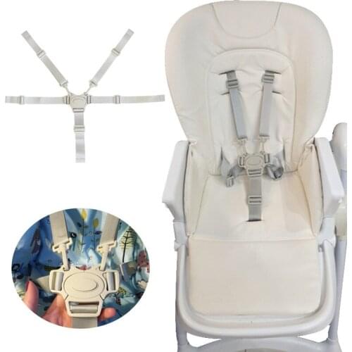 Baby Safety Belt 5 Point Harness Dining Feeding Chair Safe Belts For Stroller Pram Buggy Children Kid Pushchair Dining Chair