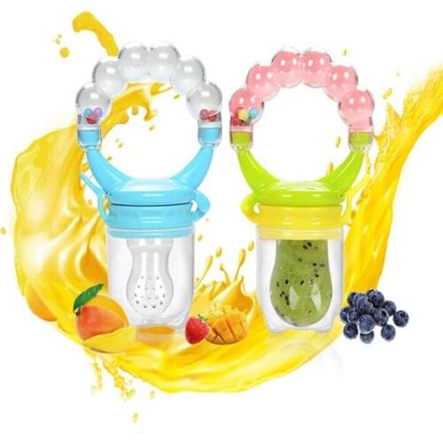 Baby feeding fresh food cups baby feeder child fruit food feeding tools toddler safety nipple soother baby bottle