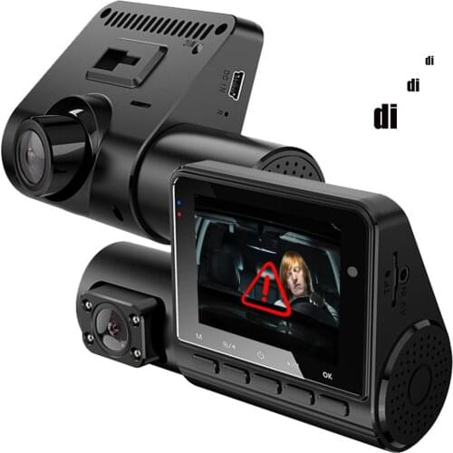 1080p Dashcam Dual Lens Camera Recording Car DVR 2 in 1Fatigue Driving Alert For Dangerous Driving Warning Receiver Karadar V3