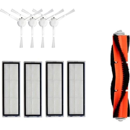 Main Brush Edge Brush HEPA Filter Suitable For Xiaomi Mijia 1T 1C 2C F9 Robot Dust Suction Mop Parts And Accessories