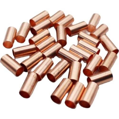 100pcs Copper Tube Crimping Terminal Cable Connector Cold Pressed Terminal