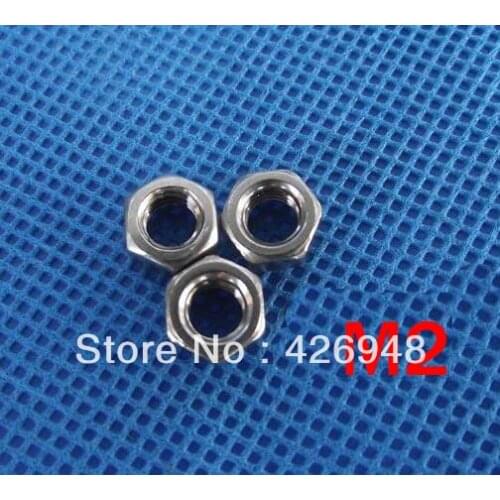 1000pcs M2 Stainless steel 304 hexagonal nut,DIN934 standard