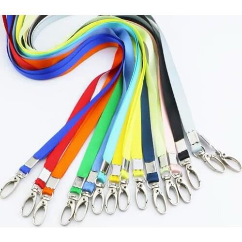 5pc/lotHanging Neck Rope Lanyard for iPhone Mobile Phone Straps Camera USB Holder ID Pass Card Name Badge Holder Keys Metal Clip