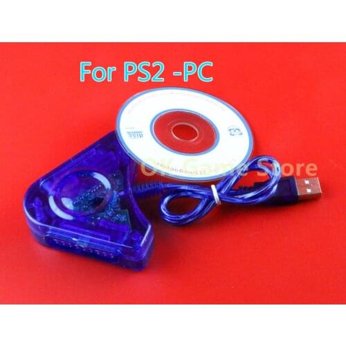 1set For PS2 To PC USB Controller Gamepad Adapter Converter Cable for PlayStation 2 Joypad Adapter Games Dual Ports